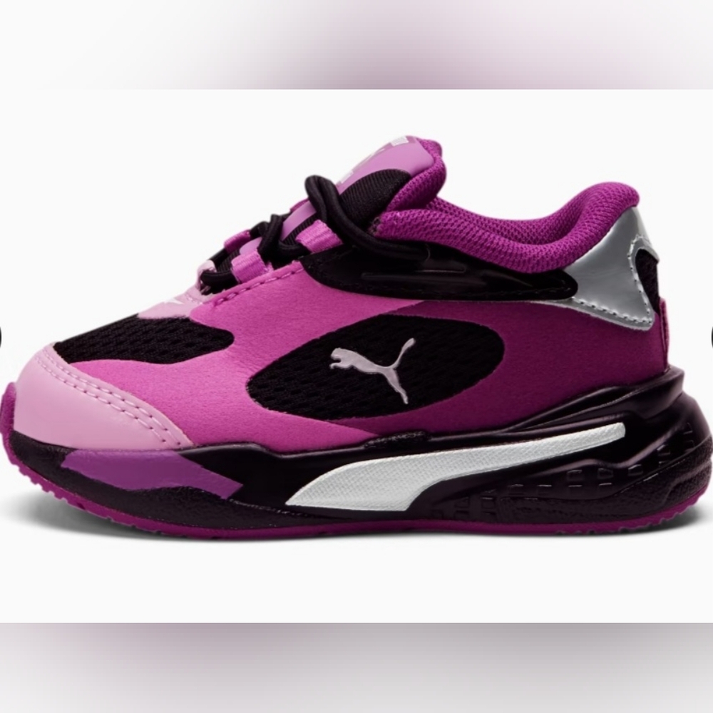 Puma Fast Metallic Kids Sneakers Shoes Casual - Size 5 C